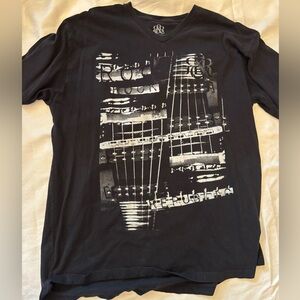 Rock & Republic guitar graphic tshirt